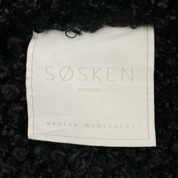 SOSKEN Studios X Marisa Minicucci Faux Suede Leather Jacket Sz Medium - Picture 4 of 6